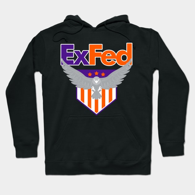 Funny Retired Federal Government Worker EX FED Hoodie by dewinpal